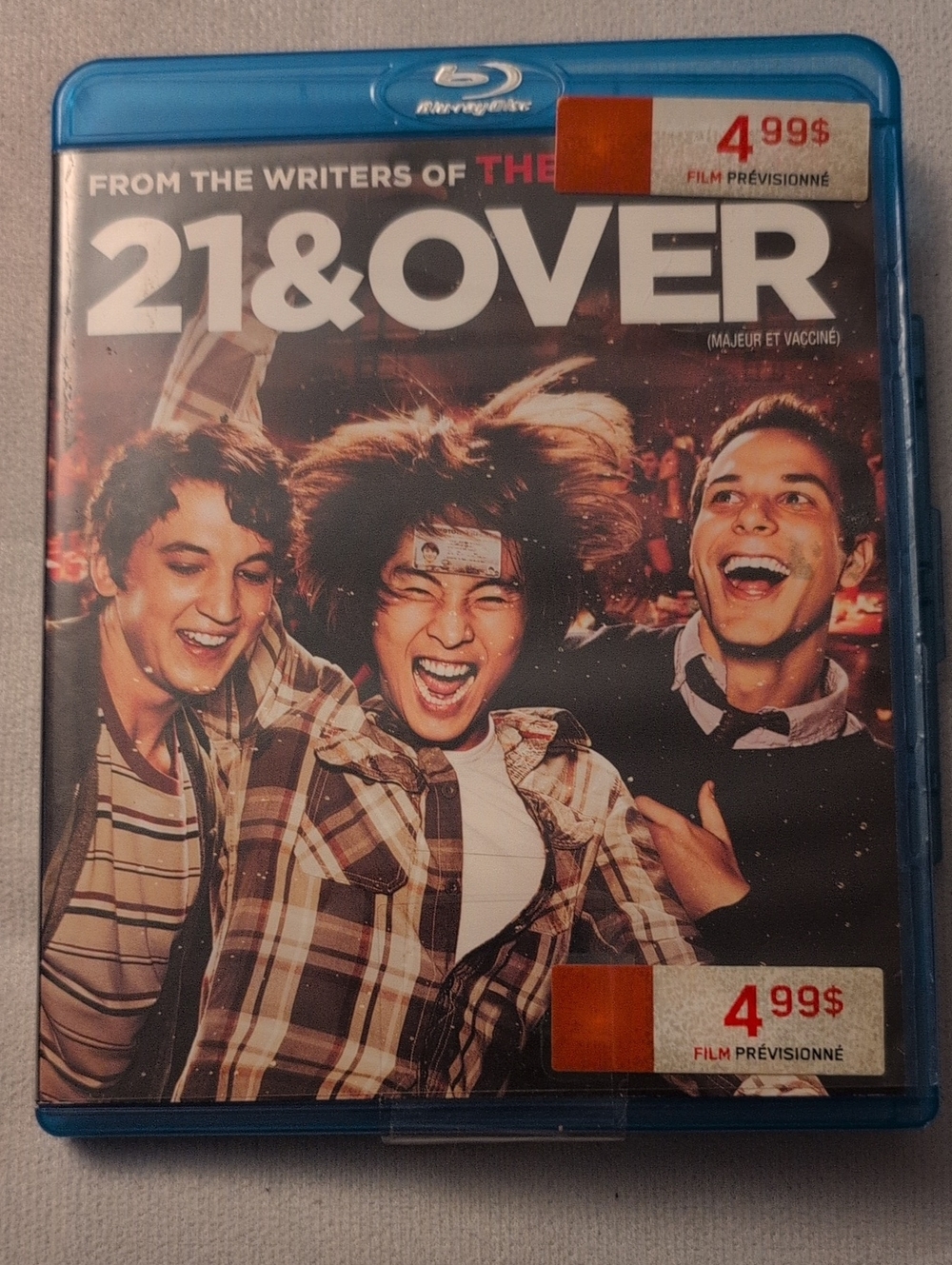21 & Over Blu-ray Movie (Bilingual Canadian Edition) - Miles Teller Comedy